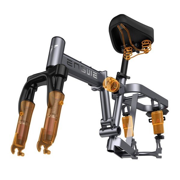 Dviratis 14 elektrinis sulankstomas Engwe T14 480Wh mėlynas