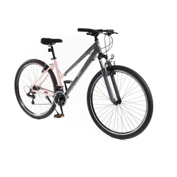 Dviratis 28   Olpran  SALIX pilka/rožinė spalva 