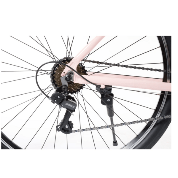 Dviratis 28   Olpran  SALIX pilka/rožinė spalva 