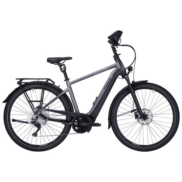 Dviratis 28" elektrinis Pegasus Premio EVO 10 Lite COMFORT vyr. BOSCH Sistema 400wh 10g juodas