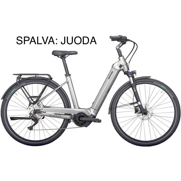Dviratis 28   Elektrinis KETTLER QUADRIGA P10 JUODAS 500Wh BOSCH sistema