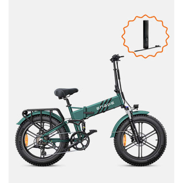 Dviratis 20  elektrinis Engwe Engine PRO 2.0 žalias