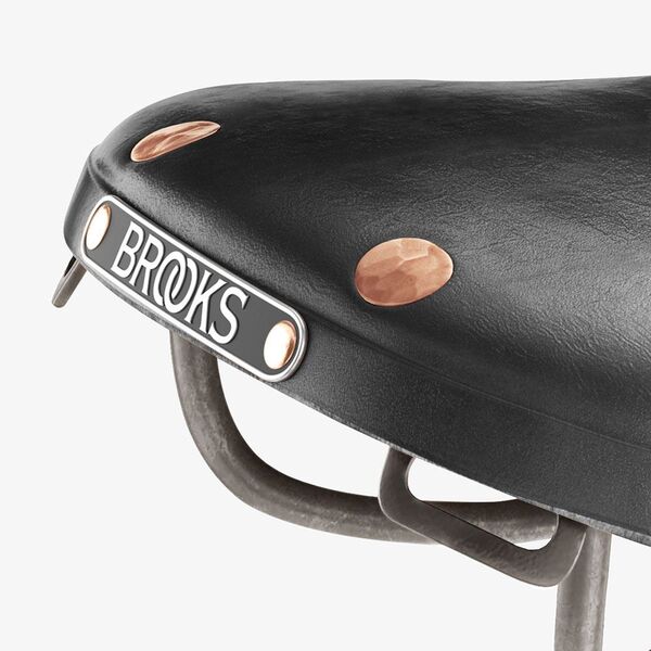 Dviračio balnas Brooks B17 SPECIAL TITANIUM juodas