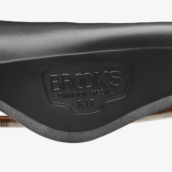 Dviračio balnas Brooks B17 SPECIAL TITANIUM juodas