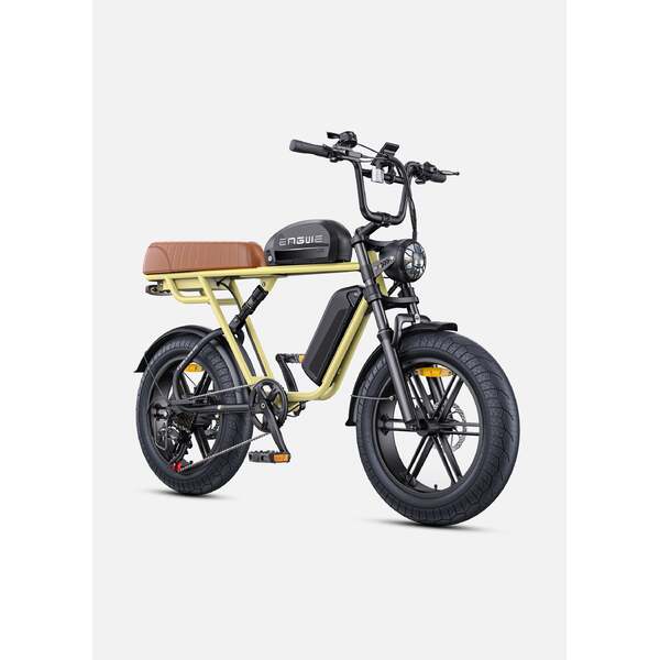 Dviratis 20  elektrinis Engwe M1 dviguba baterija geltonas 
