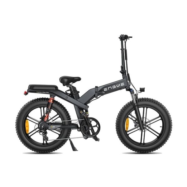 Dviratis 20  elektrinis Engwe X20 viena baterija juodas