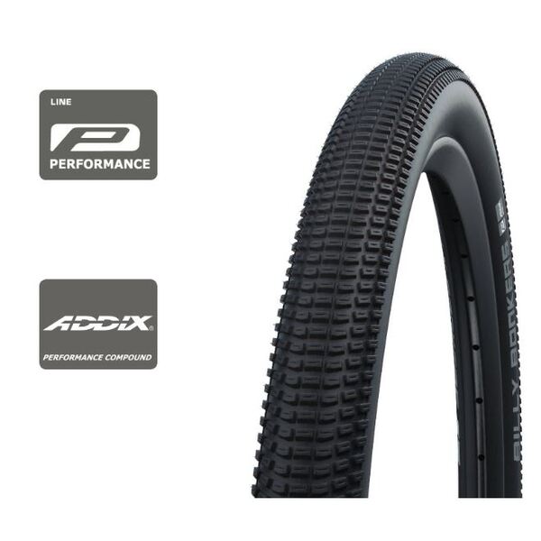 Padanga 18  Schwalbe Billy Bonkers Perf, Folding ETRTO 50-355