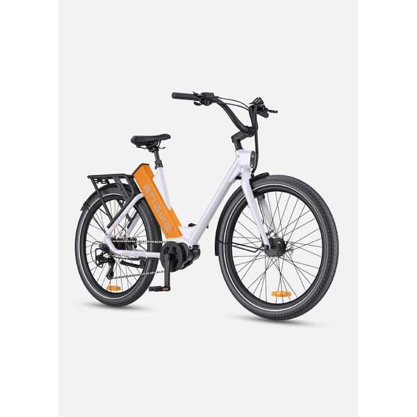 Dviratis 27,5  elektrinis Engwe P275 ST balta/oranžinė