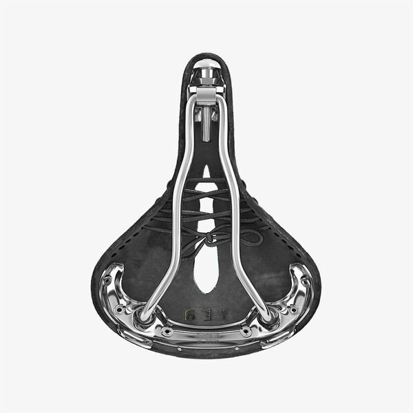 Dviračio balnas Brooks B17 Carved Short Black juodas