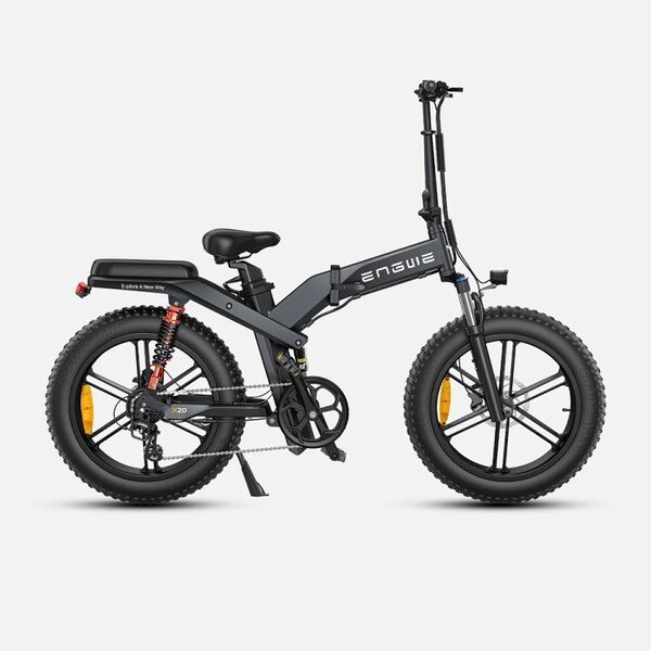 Dviratis 20  elektrinis Engwe X20 dviguba baterija juodas
