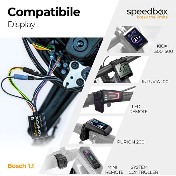 Priedas elektriniam dviračiui SpeedBox 1.1 B.Tuning for Bosch (Smart System)