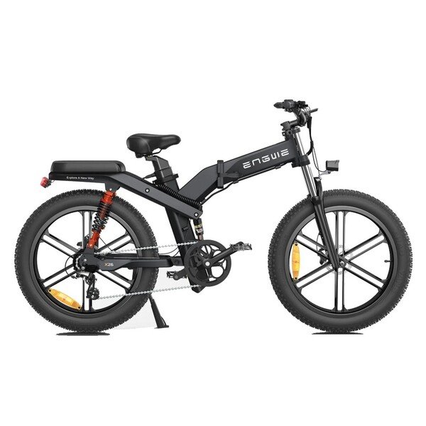 Dviratis 26  elektrinis Engwe X26 dviguba baterija juodas