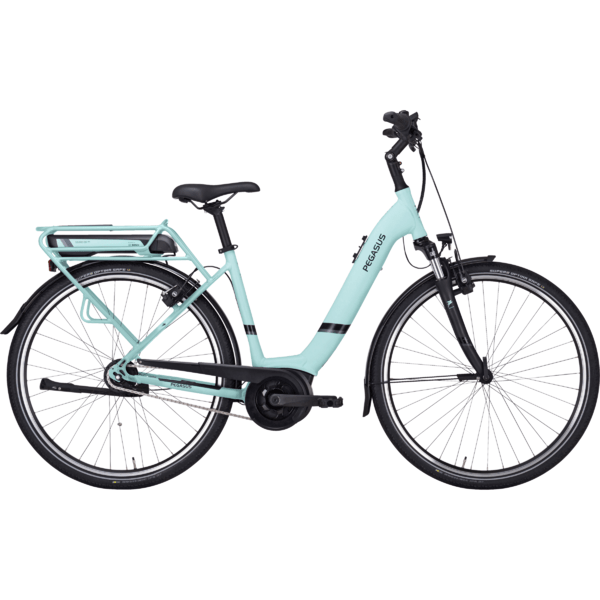 Dviratis 28" elektrinis Pegasus Solero E8R wave BOSCH Sistema 500wh melsvas 