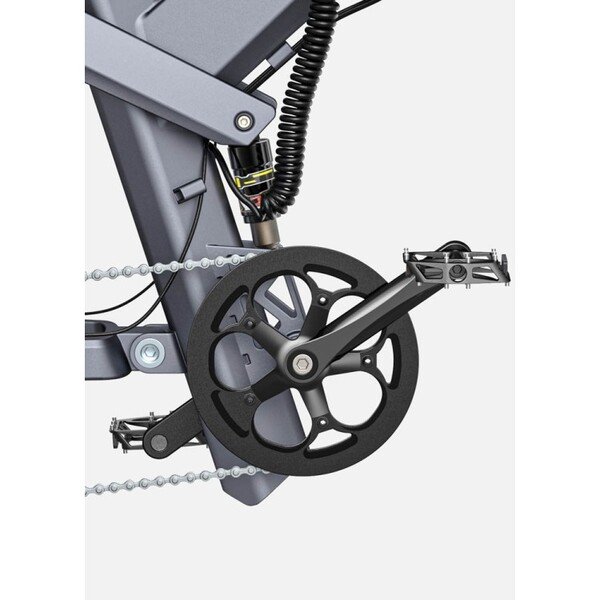 Dviratis 26 elektrinis sulankstomas Engwe X26 1200Wh dviguba baterija pilkas
