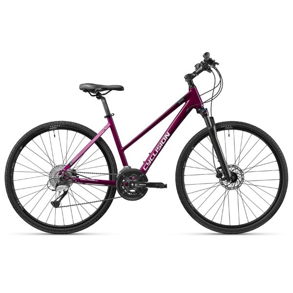 Dviratis 28  Cyclision Zodya 3 MK-II tamsiai violetinis