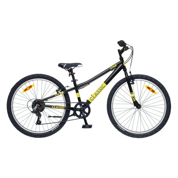 Dviratis 24 CLASSIC STAR 24 7k BOY 24 black classic