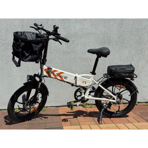 Dviratis 20 elektrinis sulankstomas Engwe P1 250Wh baltas