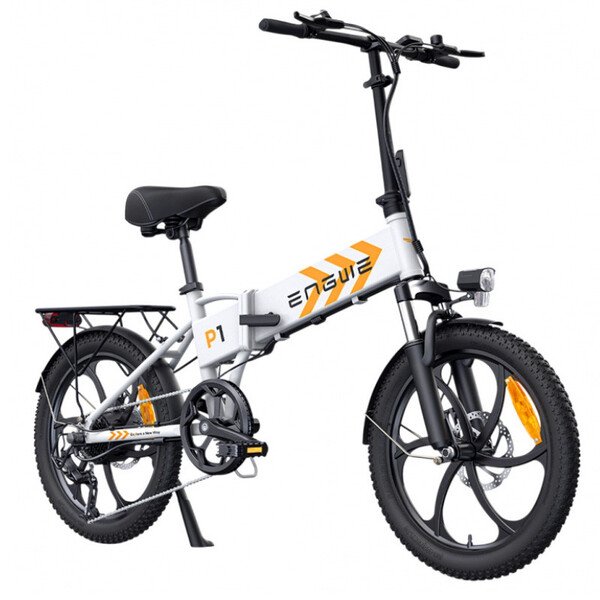 Dviratis 20 elektrinis sulankstomas Engwe P1 250Wh baltas