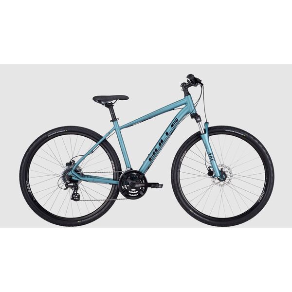 Dviratis 28 Bulls Crossbike 1 vyr. 24g mėlynas 