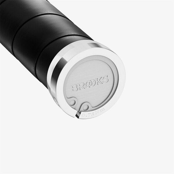 Rankenėlės Brooks odinės GRIPS 130/130 Juodos