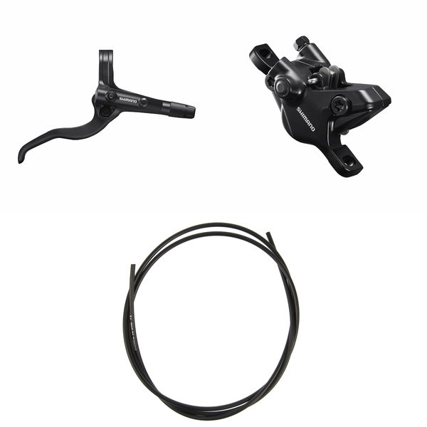 Hidrauliniai stabdžiai galiniai su rankenėle Shimano Black BL-MT401(R), BR-MT410&reg;