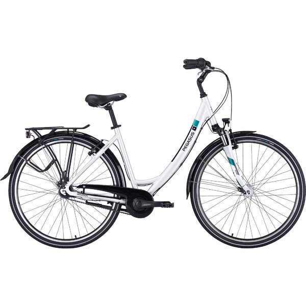 Dviratis 28  Pegasus Piazza 8g trapez baltas 