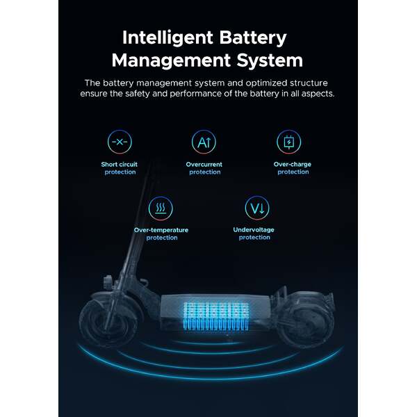 Paspirtukas elektrinis 10 Engwe Y600 830Wh juodas