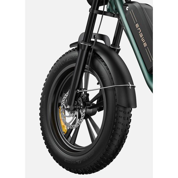 Dviratis 20 elektrinis Engwe M20 750Wh viena baterija juodas