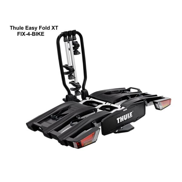 Dviračių laikiklis ant grąžulo 3vnt dvir. Thule 9665 EasyFold XT Fix