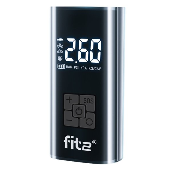 Elektrinė-akumuliatorinė oro pompa FIT2 Bike