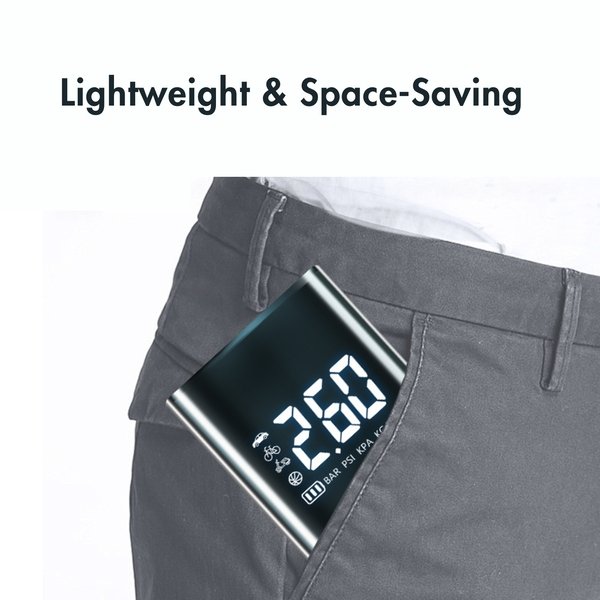 Elektrinė-akumuliatorinė oro pompa FIT2 Bike