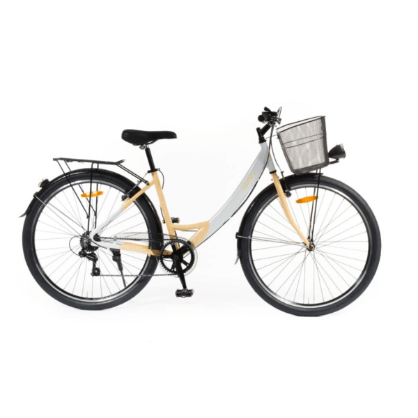 Dviratis 28   Olpran URTICA balta/smėlio spalva