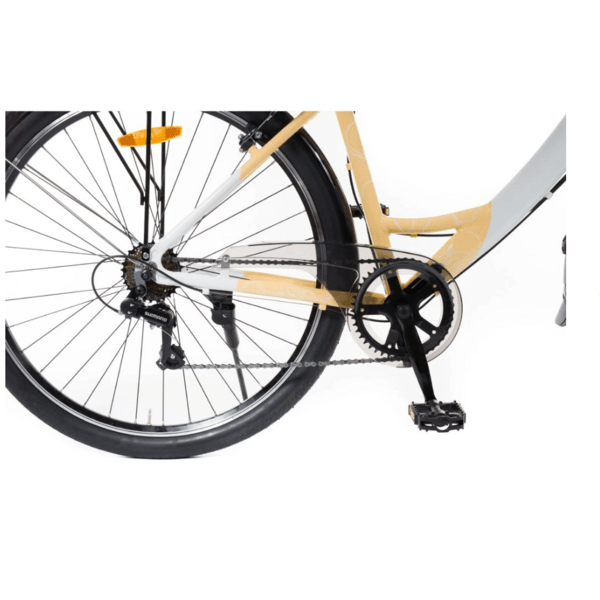 Dviratis 28   Olpran URTICA balta/smėlio spalva