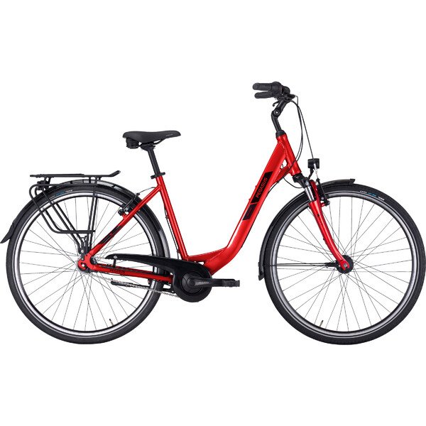 Dviratis 28  Pegasus Solero SL 7g deep raudonas 