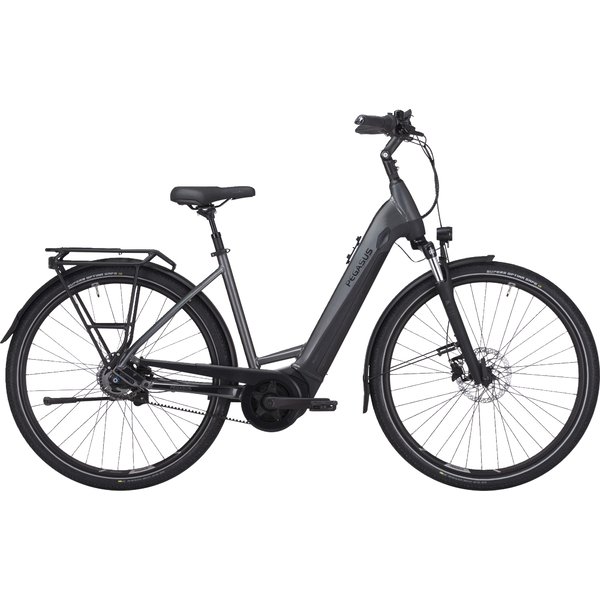 Dviratis 28" elektrinis Pegasus Premio EVO 5F Belt wave BOSCH Sistema 400wh juodas