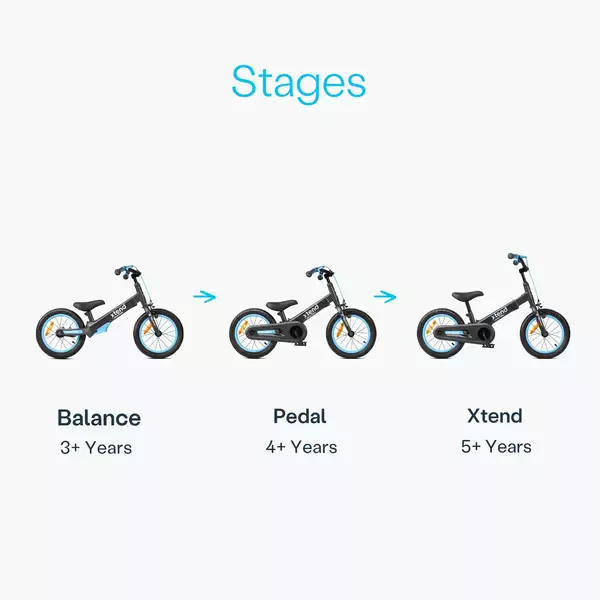 Dviratis nuo 3m iki 7m smarTrike Xtend  - blue