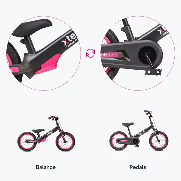 Dviratis nuo 3m iki 7m smarTrike Xtend&nbsp; - pink